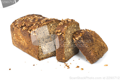 Image of White isolated Bread