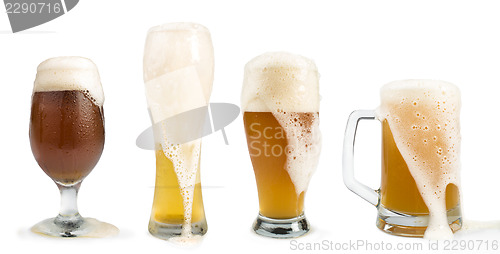 Image of Mug filled with beer