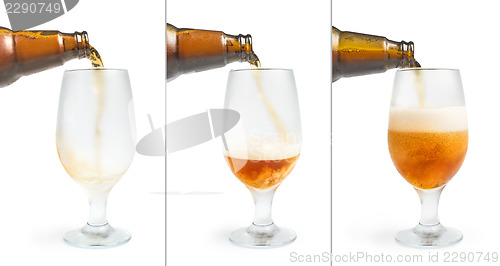 Image of Bottle of beer and beer mug