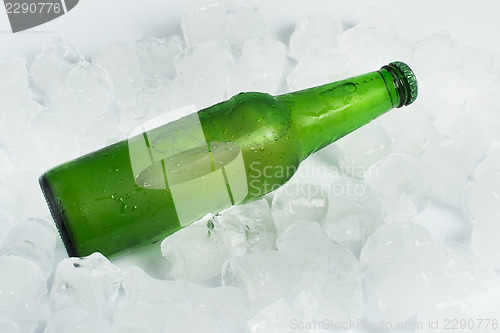 Image of Green Bottle of beer