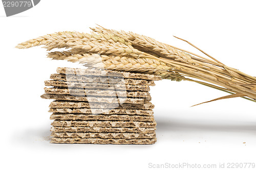 Image of Pile Crackers and wheat cereal crops