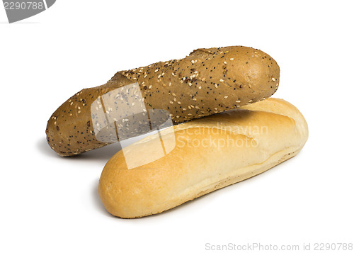 Image of White isolated Bread