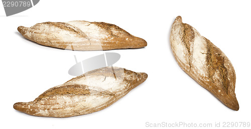Image of White isolated Bread
