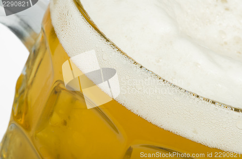 Image of Mug filled with beer