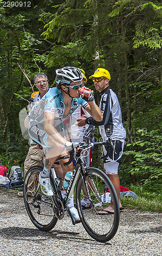 Image of The Cyclist Sylvain Chavanel- Col du Granier 2012