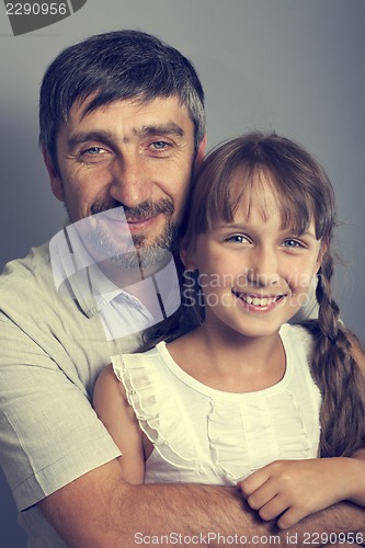 Image of father and daughter