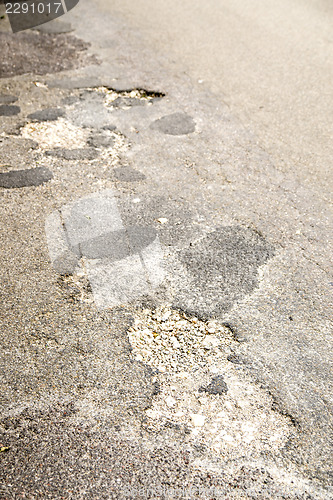 Image of damaged street