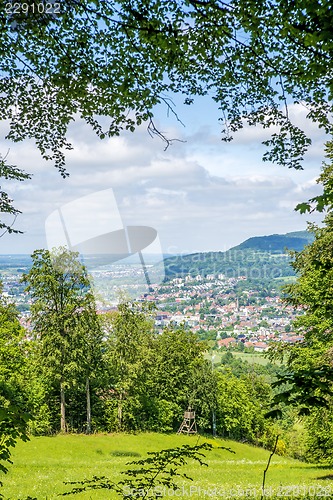 Image of Panoramic view to a city in Germany