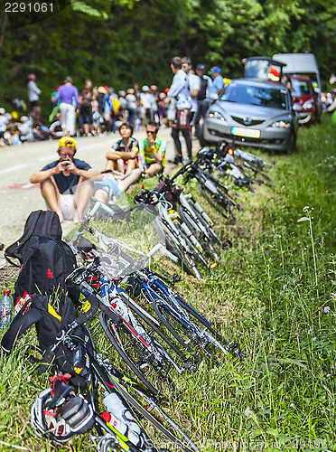 Image of Spectators of Le Tour de France