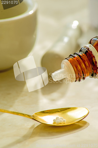 Image of homeopathic globules