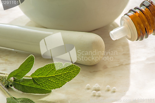 Image of homeopathic globules