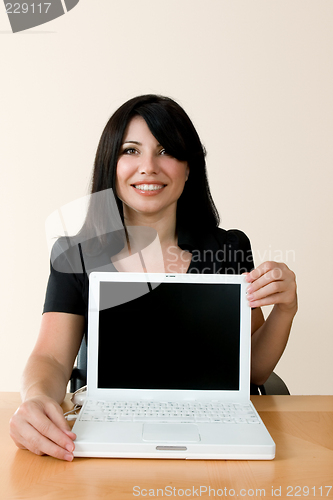 Image of Woman with laptop