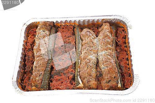 Image of stuffed zucchini