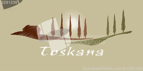 Image of Tuscany graphic