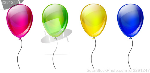 Image of Set of color balloons 