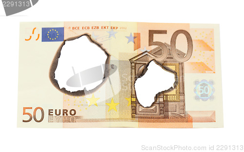 Image of euro burn