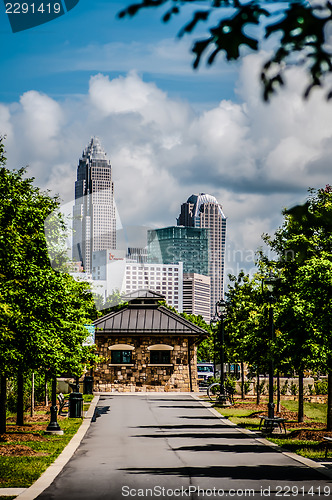 Image of charlotte north carolina view from greenway