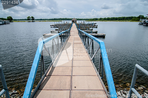 Image of floating dock marina