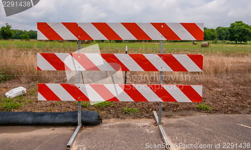 Image of road block