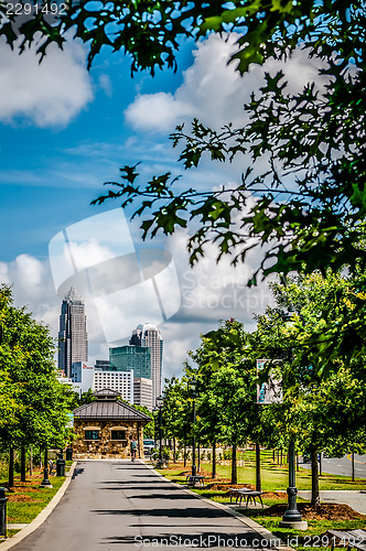 Image of charlotte north carolina view from greenway