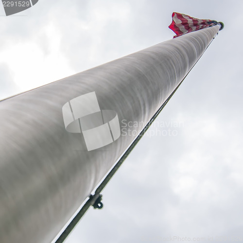 Image of american flag pole