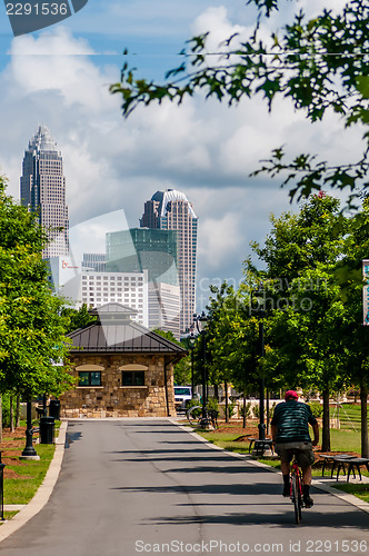 Image of charlotte north carolina view from greenway