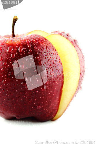 Image of Fresh red apple 