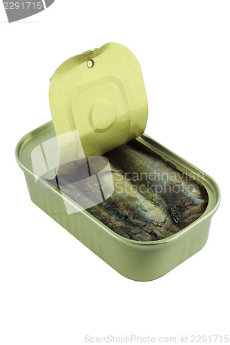 Image of open sardine can 