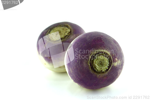 Image of purple headed turnips