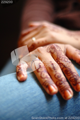 Image of bride's hands
