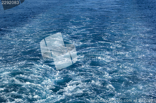 Image of Behind a cruise