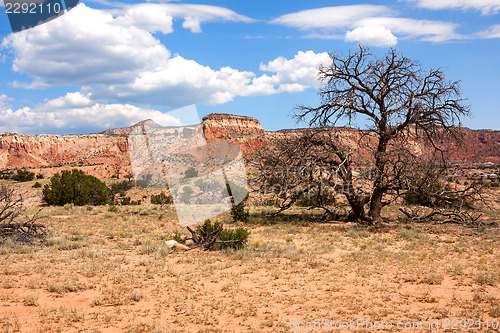 Image of Impressive and scenic landscape in New Mexico