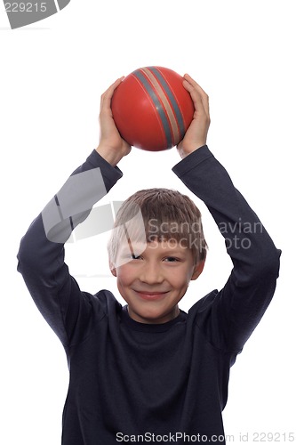 Image of Boy with a ball