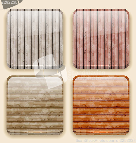 Image of Wooden backgrounds for the app icons