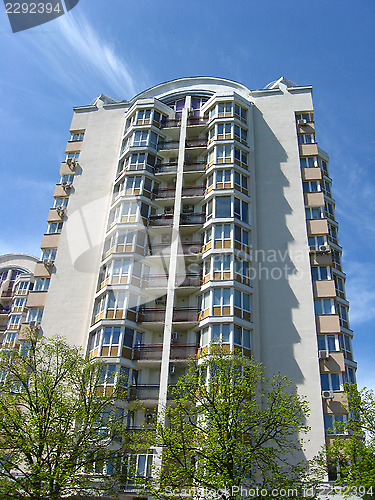 Image of multistorey modern house