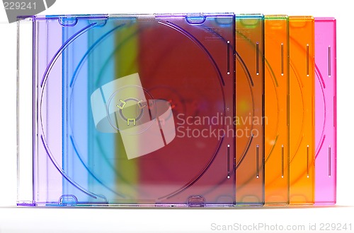 Image of 5 color of rainbow