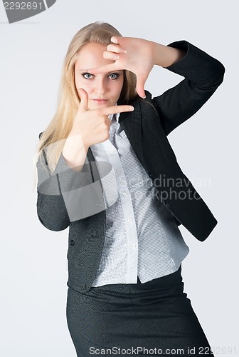 Image of Girl showing frame
