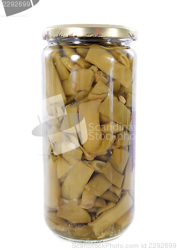 Image of bottled preserves of beans