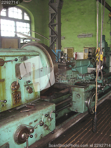 Image of The old machine tool