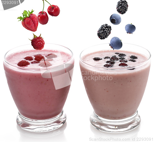 Image of Raspberry And Blackberry Smoothie 