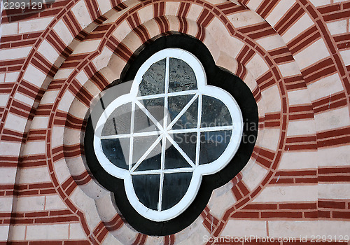 Image of Shaped Window in Rila Orthodox Monastery