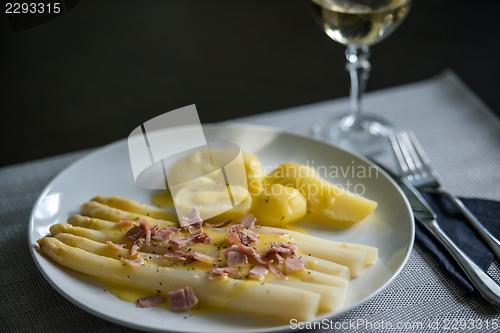 Image of asparagus dinner