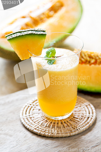 Image of Cantaloupe smoothie