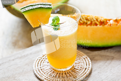 Image of Cantaloupe smoothie