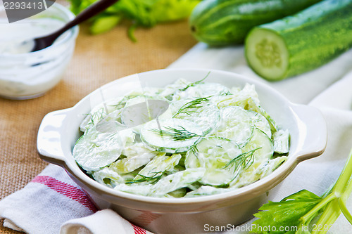 Image of Cucumber with Celery and Dill salad
