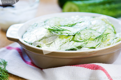 Image of Cucumber with Celery and Dill salad
