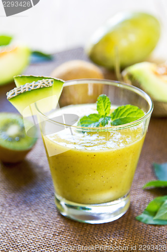 Image of Melon with Kiwi smoothie