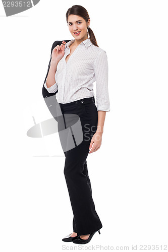 Image of Corporate lady posing confidently