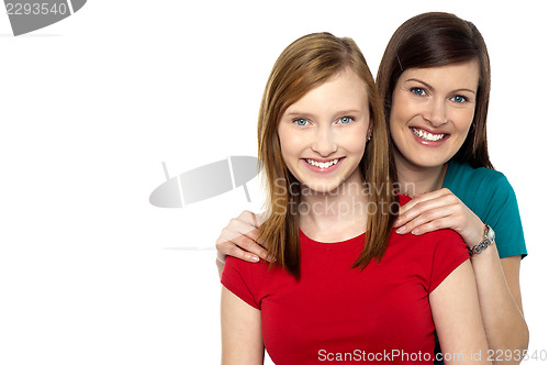 Image of Fashionable daughter and mom