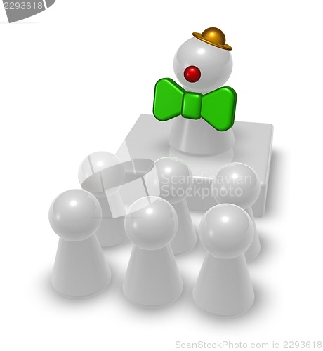 Image of clown and kids